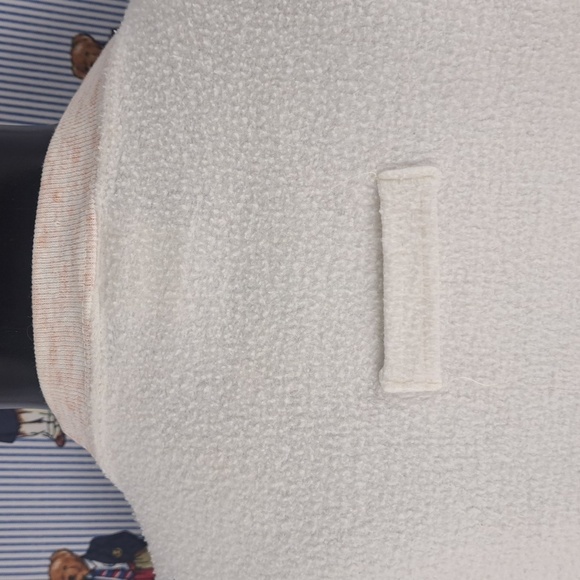 Vintage 80's Kansas State University reverse weave white & purple XL sweatshirt - Picture 8 of 10